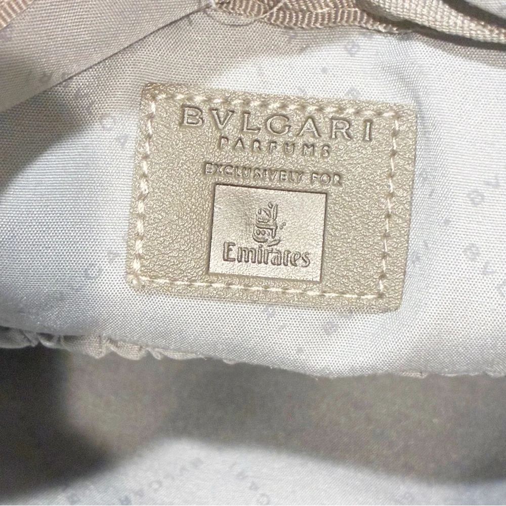 Bvlgari Grey Cloth Travel Bag‎ Multi Compartment Expandable